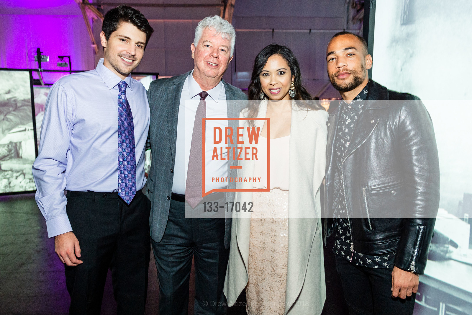 Brady Kimball, Kelly Kimball, Marquesa Finch, Kendrick Sampson, Van Jones 50th Birthday Bash - A Benefit for The Dream Corps, Fort Mason, Festival Pavillion. 52 Chenery St, September 20th, 2018, Photo #133-17042 Brady Kimball, Kelly Kimball, Marquesa Finch, Kendrick Sampson, Photo #133-17042