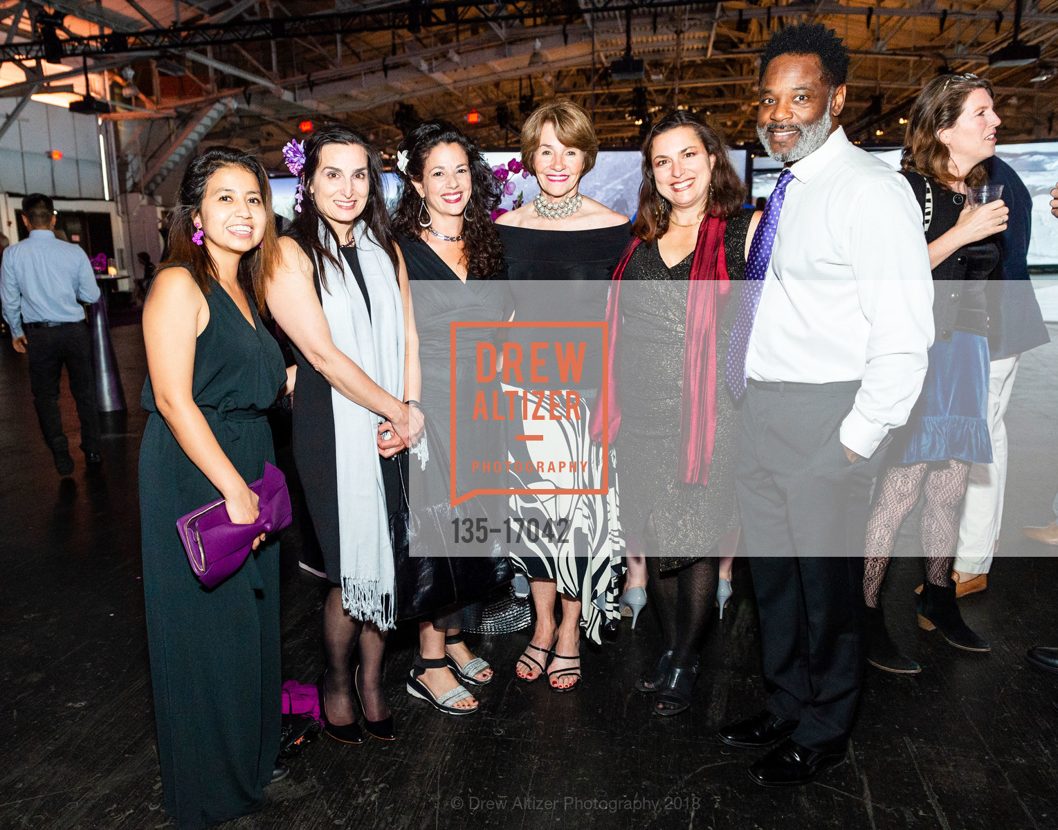 Rosa Baeza, Amanda Kelly, Jessa Hurley, Lynne Twist, Alli Chagi-Starr, Rondy Isaac, Van Jones 50th Birthday Bash - A Benefit for The Dream Corps, Fort Mason, Festival Pavillion. 52 Chenery St, September 20th, 2018, Photo #135-17042 Rosa Baeza, Amanda Kelly, Jessa Hurley, Lynne Twist, Alli Chagi-Starr, Rondy Isaac, Photo #135-17042