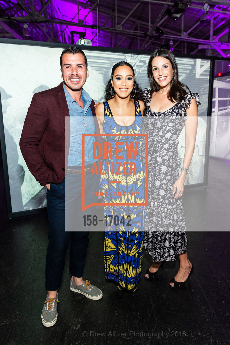 Matthew Reynard, Angela Rye, Lauren Mensch, Van Jones 50th Birthday Bash - A Benefit for The Dream Corps, Fort Mason, Festival Pavillion. 52 Chenery St, September 20th, 2018, Photo #158-17042 Matthew Reynard, Angela Rye, Lauren Mensch, Photo #158-17042