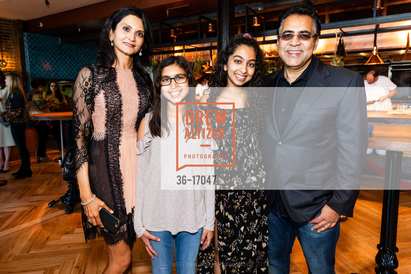 Pooja Gauba, Ariana Gauba, Ashley Gauba, Gary Gauba, Angler Grand Opening, Angler. 132 The Embarcadero, September 21st, 2018, Photo #36-17047 Pooja Gauba, Ariana Gauba, Ashley Gauba, Gary Gauba, Photo #36-17047