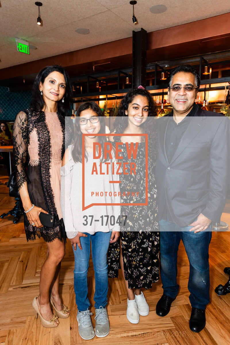 Pooja Gauba, Ariana Gauba, Ashley Gauba, Gary Gauba, Angler Grand Opening, Angler. 132 The Embarcadero, September 21st, 2018, Photo #37-17047 Pooja Gauba, Ariana Gauba, Ashley Gauba, Gary Gauba, Photo #37-17047