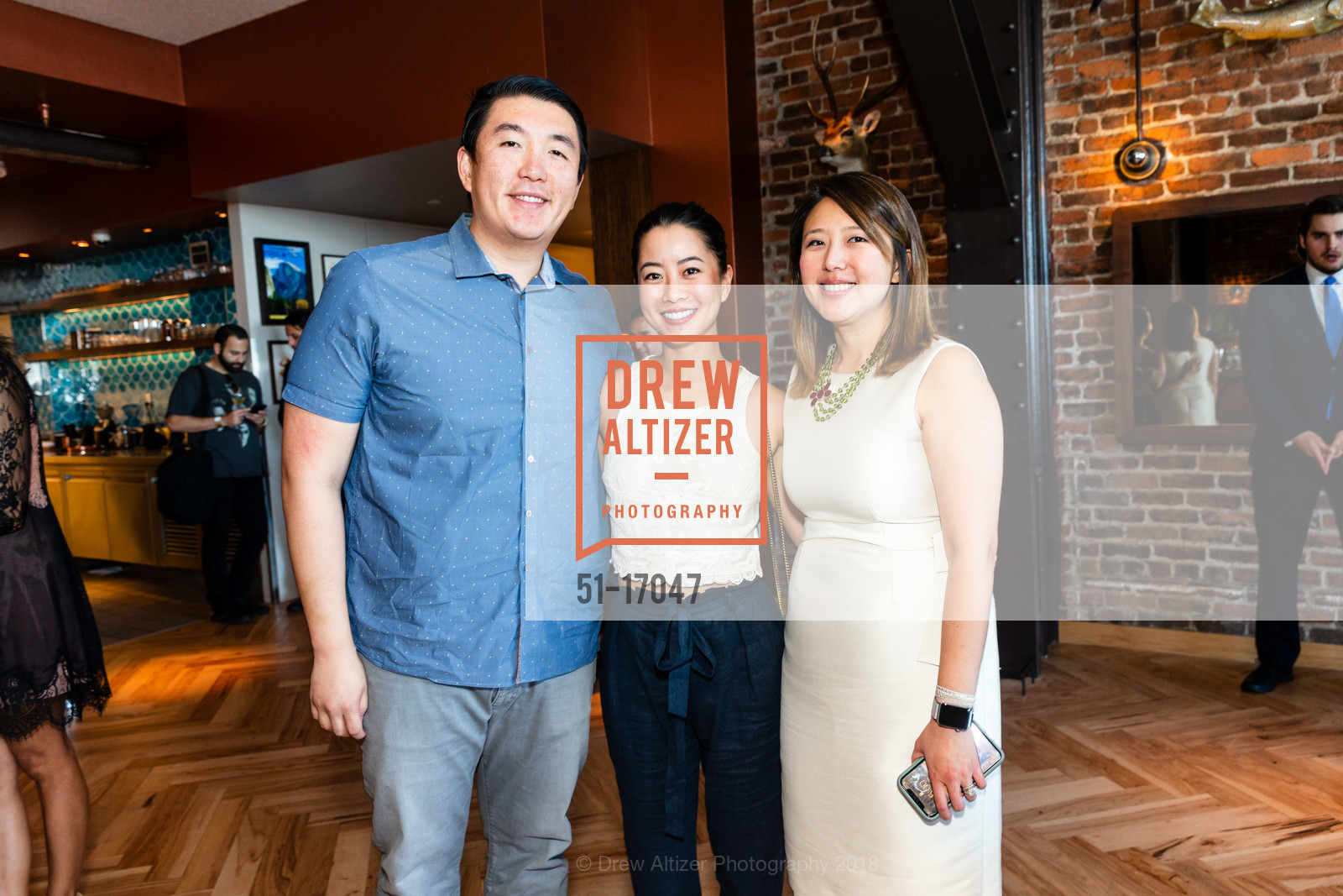 Benjamin Lu, Amanda Skenes, Lucy Wang, Angler Grand Opening, Angler. 132 The Embarcadero, September 21st, 2018, Photo #51-17047 Benjamin Lu, Amanda Skenes, Lucy Wang, Photo #51-17047