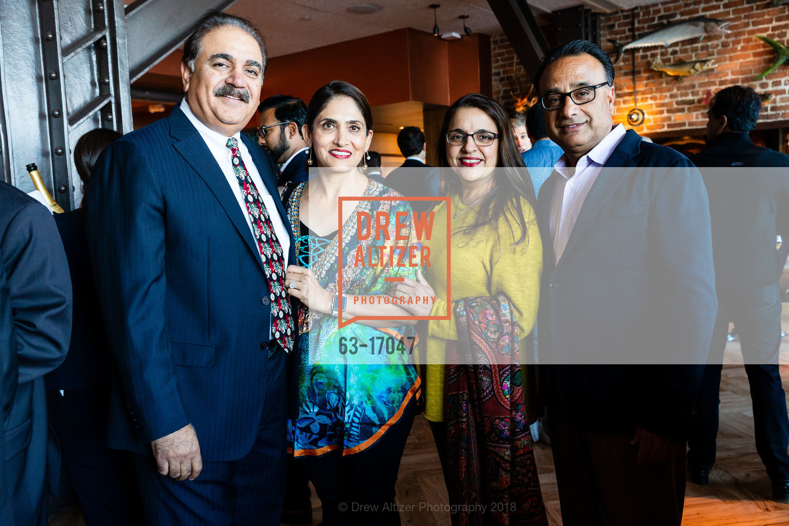 Jag Kapoor, Pammy Kapoor, Val Dosanjh, Inder Dosanjh, Angler Grand Opening, Angler. 132 The Embarcadero, September 21st, 2018, Photo #63-17047 Jag Kapoor, Pammy Kapoor, Val Dosanjh, Inder Dosanjh, Photo #63-17047
