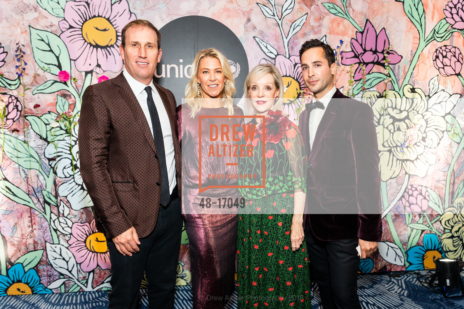 Scott Olrich, Leslie Olrich, Barbara Brown, Kevin Nord, UNICEF Gala San Francisco, Four Seasons, September 22nd, 2018, Photo #48-17049 Scott Olrich, Leslie Olrich, Barbara Brown, Kevin Nord, Photo #48-17049