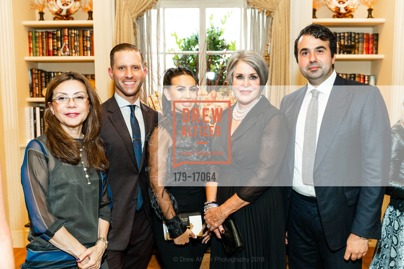 Sophia Shponko, Corey Thomas, Ondrea Roces, Susan Paganini, Ali Shahvazi, Barbara Brown & J. Riccardo Benavides Host Saks Fifth Avenue General Manager Welcome Party, Private Residence, September 25th, 2018, Photo #179-17064 Sophia Shponko, Corey Thomas, Ondrea Roces, Susan Paganini, Ali Shahvazi, Photo #179-17064