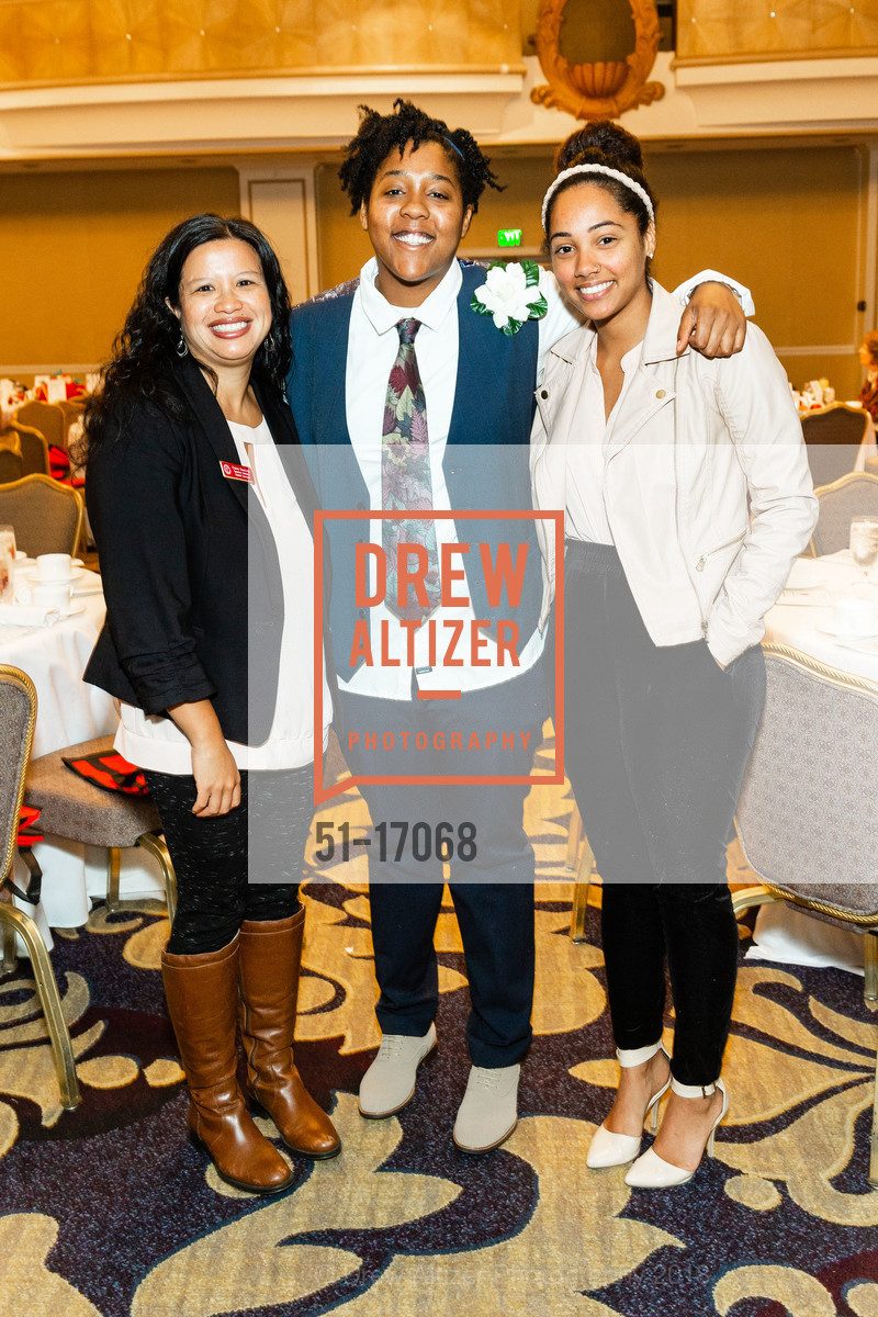 Elaine Bautista, Nikki Hatfield, Ashley Budelli, City College of San Francisco 14th Annual Basic Skills Luncheon, Fairmont Hotel. 950 Mason St, September 25th, 2018, Photo #51-17068 Elaine Bautista, Nikki Hatfield, Ashley Budelli, Photo #51-17068