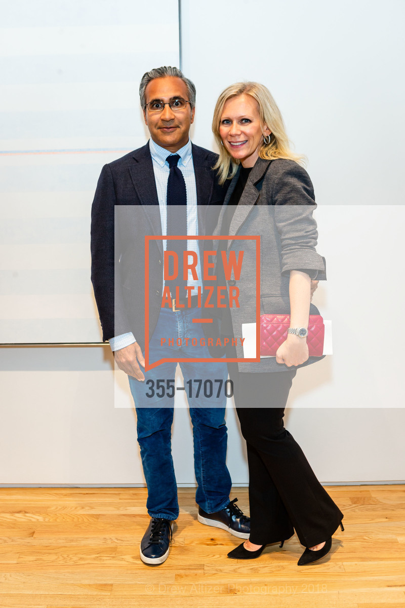 Bob Dhoorah, Sarah Solum, Pace Gallery Hosts Fall Opening Reception for “Agnes Martin / Navajo Blankets”, Pace Gallery Palo Alto. 229 Hamilton Ave, September 27th, 2018, Photo #355-17070 Bob Dhoorah, Sarah Solum, Photo #355-17070
