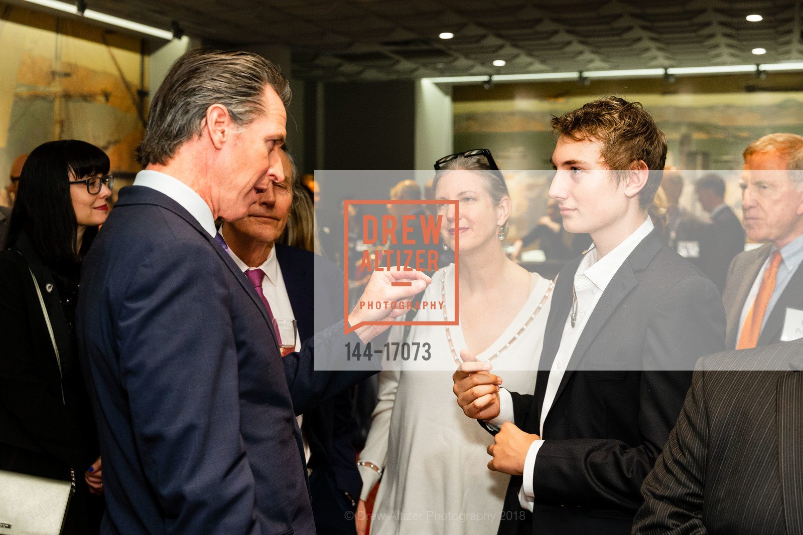 Gavin Newsom, Layne Thornton, Pasha Thornton, William Thornton, Gavin Newsom for Governor Dinner, Julia Morgan Ball Room, September 26th, 2018, Photo #144-17073 Gavin Newsom, Layne Thornton, Pasha Thornton, William Thornton, Photo #144-17073