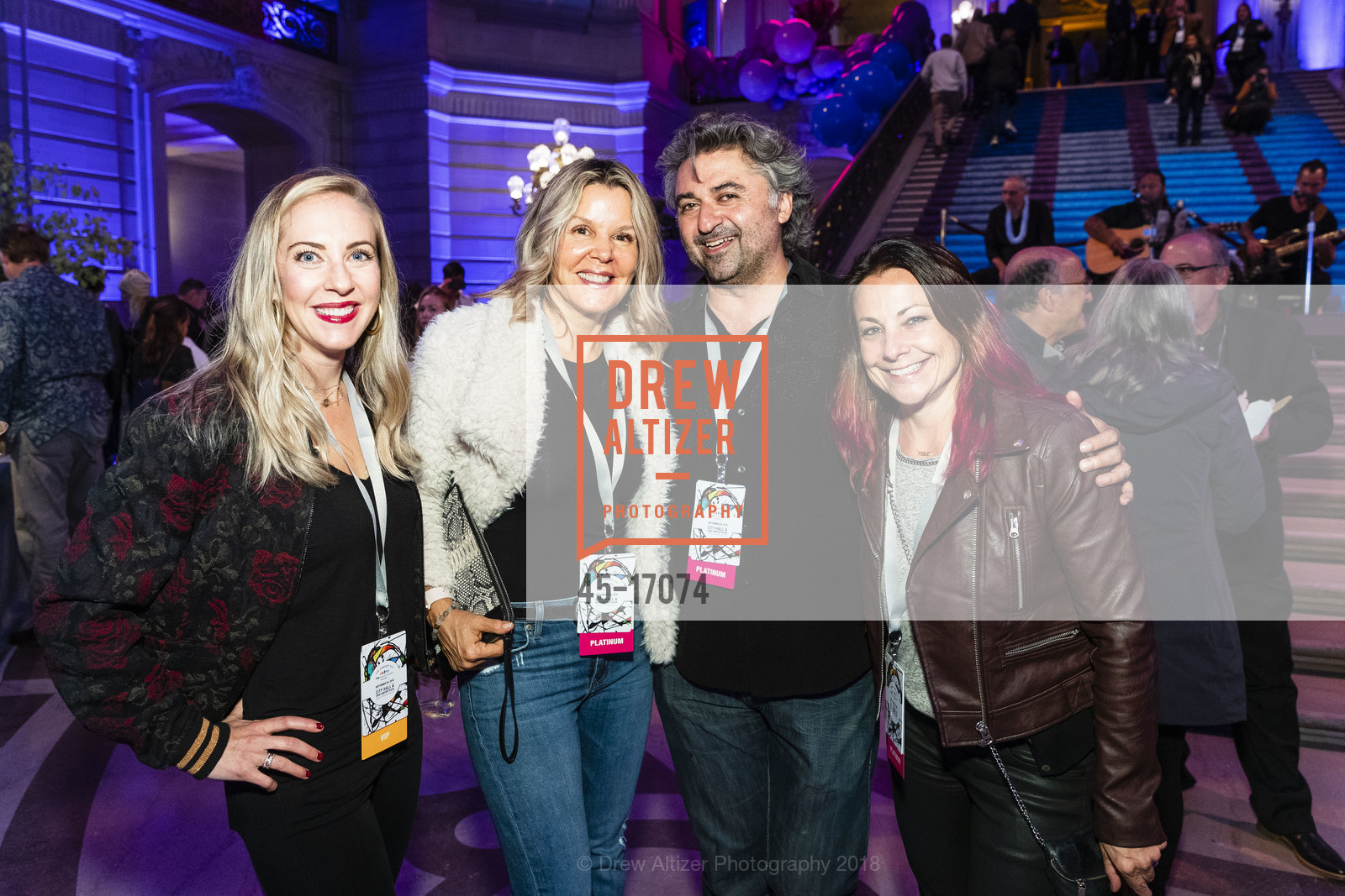 Nina Manke, Kim Scurr, Hooman Khalili, Michelle Foss, UCSF Benioff Children’s Hospital Dreamfest 2018, San Francisco City Hall, September 26th, 2018, Photo #45-17074 Nina Manke, Kim Scurr, Hooman Khalili, Michelle Foss, Photo #45-17074
