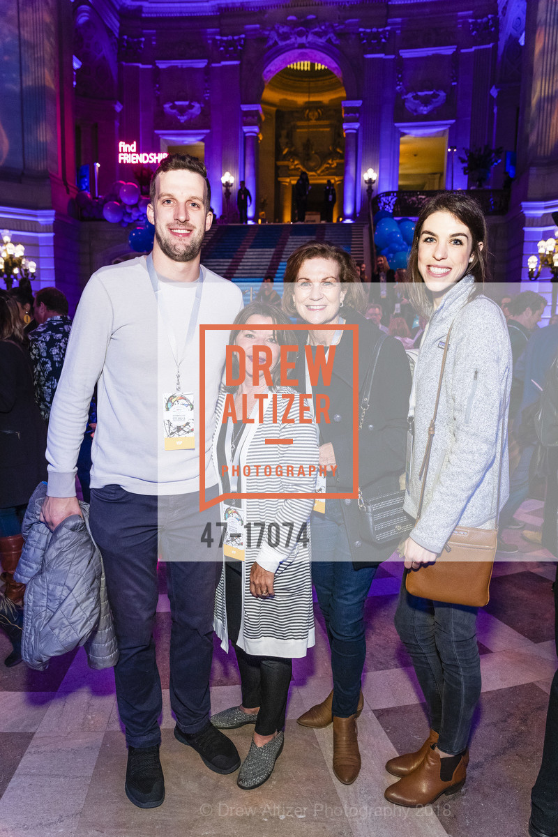 Max Ryan, Kathy Balestreri, Jeannette Ryan, Michelle Ryan, UCSF Benioff Children’s Hospital Dreamfest 2018, San Francisco City Hall, September 26th, 2018, Photo #47-17074 Max Ryan, Kathy Balestreri, Jeannette Ryan, Michelle Ryan, Photo #47-17074