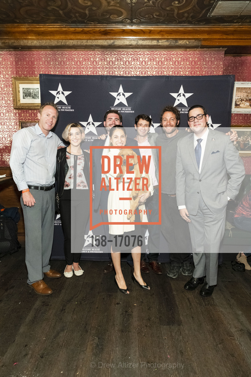 Angeline Drummond, Hunter Satterwhite, Paloma Salas, Chris Reilly, Bottle Ned, Jacob Angel, Military Health Project's End of Summer Soiree 2018, White Chapel, Gin Palace Room. 600 Polk St, San Francisco, CA 94102, Photo #158-17076 Angeline Drummond, Hunter Satterwhite, Paloma Salas, Chris Reilly, Bottle Ned, Jacob Angel, Photo #158-17076