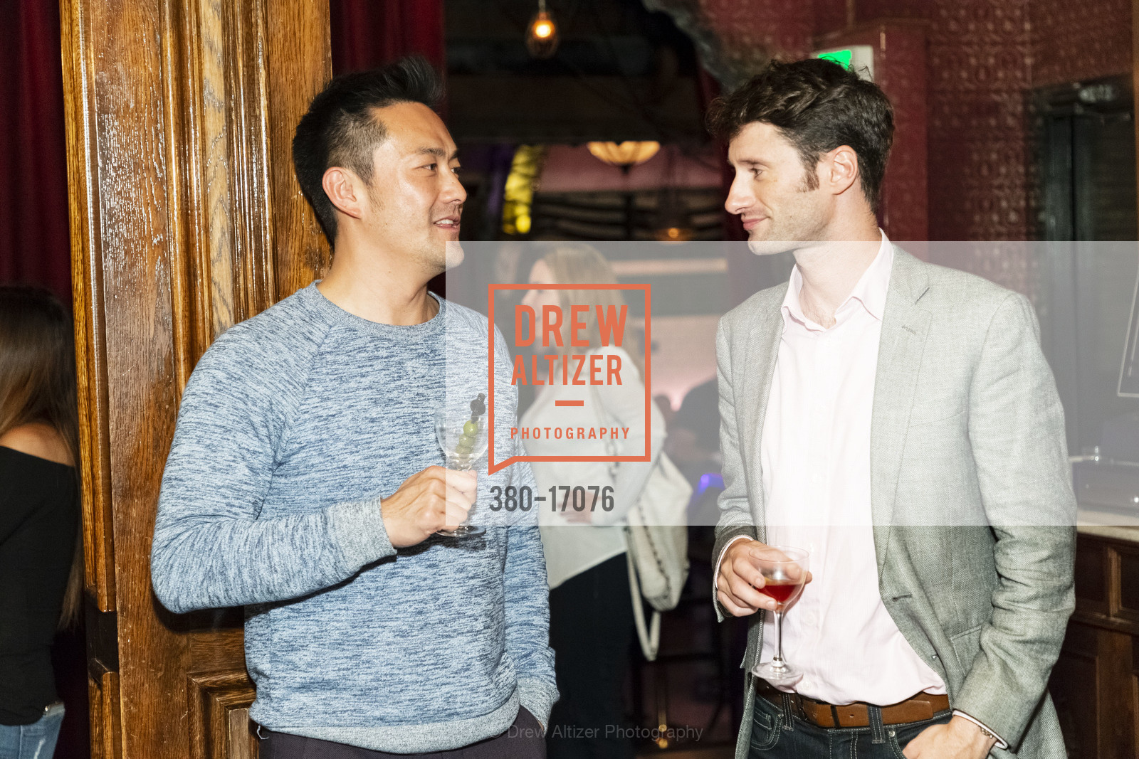 Gary Liu, Chris Reilly, Military Health Project's End of Summer Soiree 2018, White Chapel, Gin Palace Room. 600 Polk St, San Francisco, CA 94102, Photo #380-17076 Gary Liu, Chris Reilly, Photo #380-17076