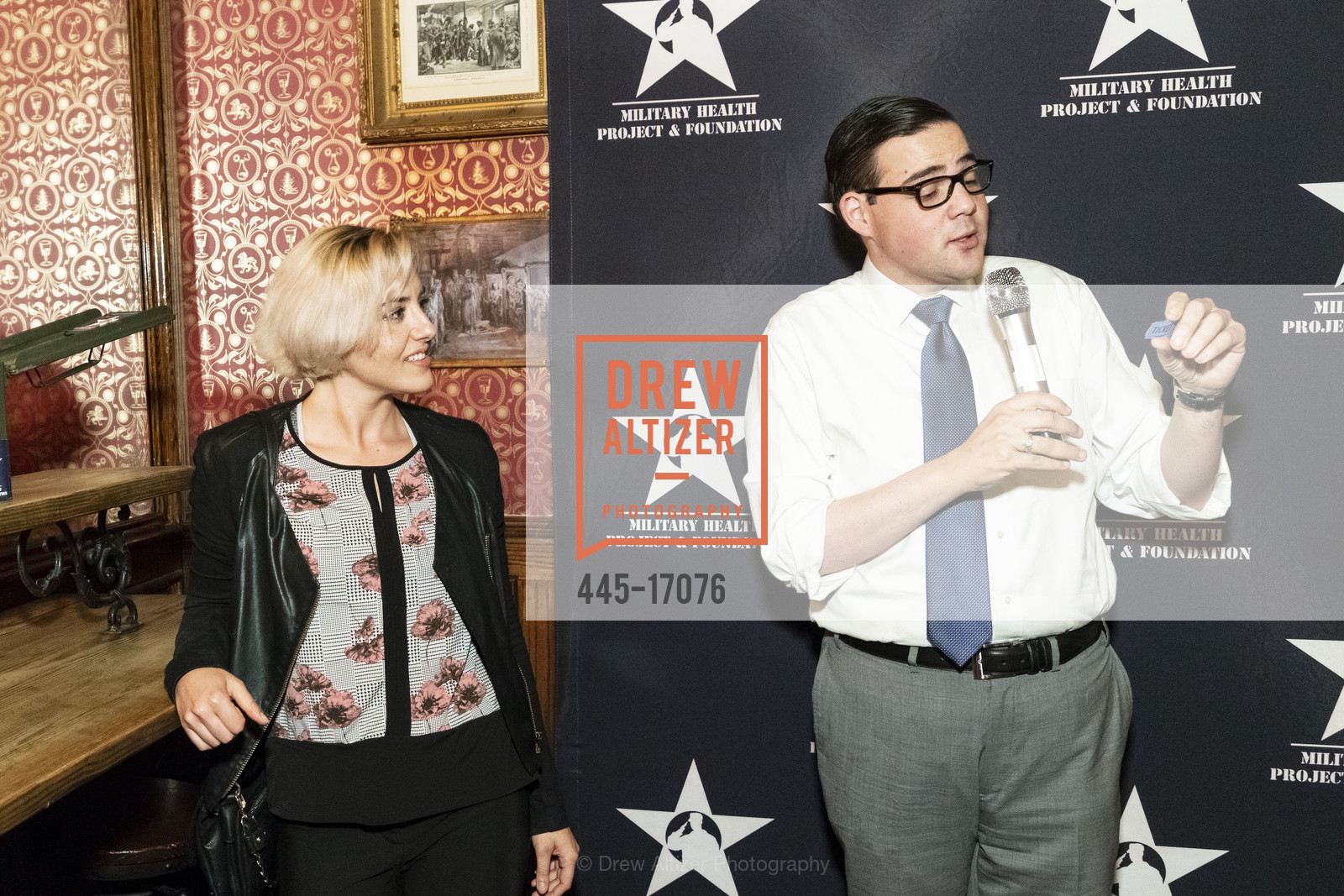 Angeline Drummond, Jacob Angel, Military Health Project's End of Summer Soiree 2018, White Chapel, Gin Palace Room. 600 Polk St, San Francisco, CA 94102, Photo #445-17076 Angeline Drummond, Jacob Angel, Photo #445-17076