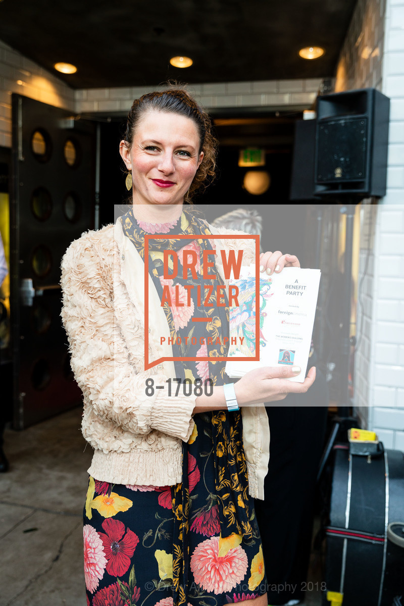 Dana Gilliland, Foreign Cinema's 19th Anniversary Party and Fundraiser for The Women's Building, Foreign Cinema. 2534 Mission Street, September 27th, 2018, Photo #8-17080 Dana Gilliland, Photo #8-17080