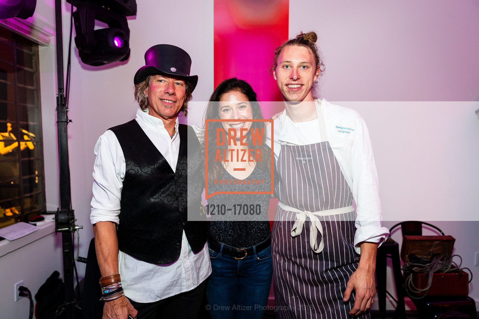 John Clark, Magnus Pirie Clark, Foreign Cinema's 19th Anniversary Party and Fundraiser for The Women's Building, Foreign Cinema. 2534 Mission Street, September 27th, 2018, Photo #1210-17080 John Clark, Magnus Pirie Clark, Photo #1210-17080