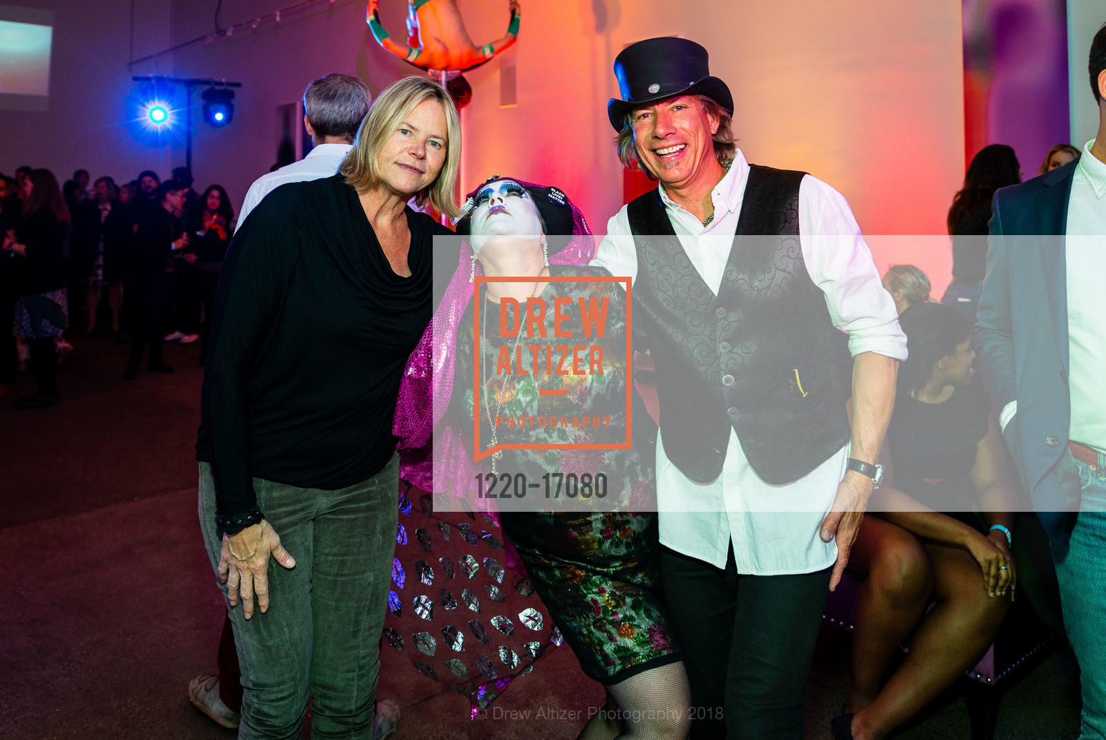 Gayle Pirie, John Clark, Foreign Cinema's 19th Anniversary Party and Fundraiser for The Women's Building, Foreign Cinema. 2534 Mission Street, September 27th, 2018, Photo #1220-17080 Gayle Pirie, John Clark, Photo #1220-17080
