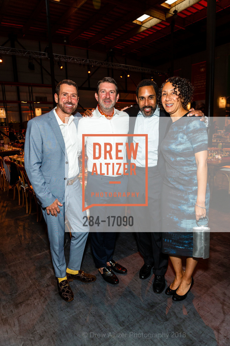 Christopher Downs, Paul Demartini, Darren Whitfield, Barbara Whitfield, One Big Table 2018, SF-Marin Food Bank. 900 Pennsylvania Ave, San Francisco, CA 94107, September 29th, 2018, Photo #284-17090 Christopher Downs, Paul Demartini, Darren Whitfield, Barbara Whitfield, Photo #284-17090