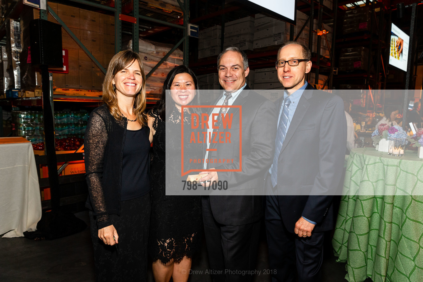Elizabeth Brooks, Ling Liang, William Pfenninger, Sean Brooks, One Big Table 2018, SF-Marin Food Bank. 900 Pennsylvania Ave, San Francisco, CA 94107, September 29th, 2018, Photo #798-17090 Elizabeth Brooks, Ling Liang, William Pfenninger, Sean Brooks, Photo #798-17090