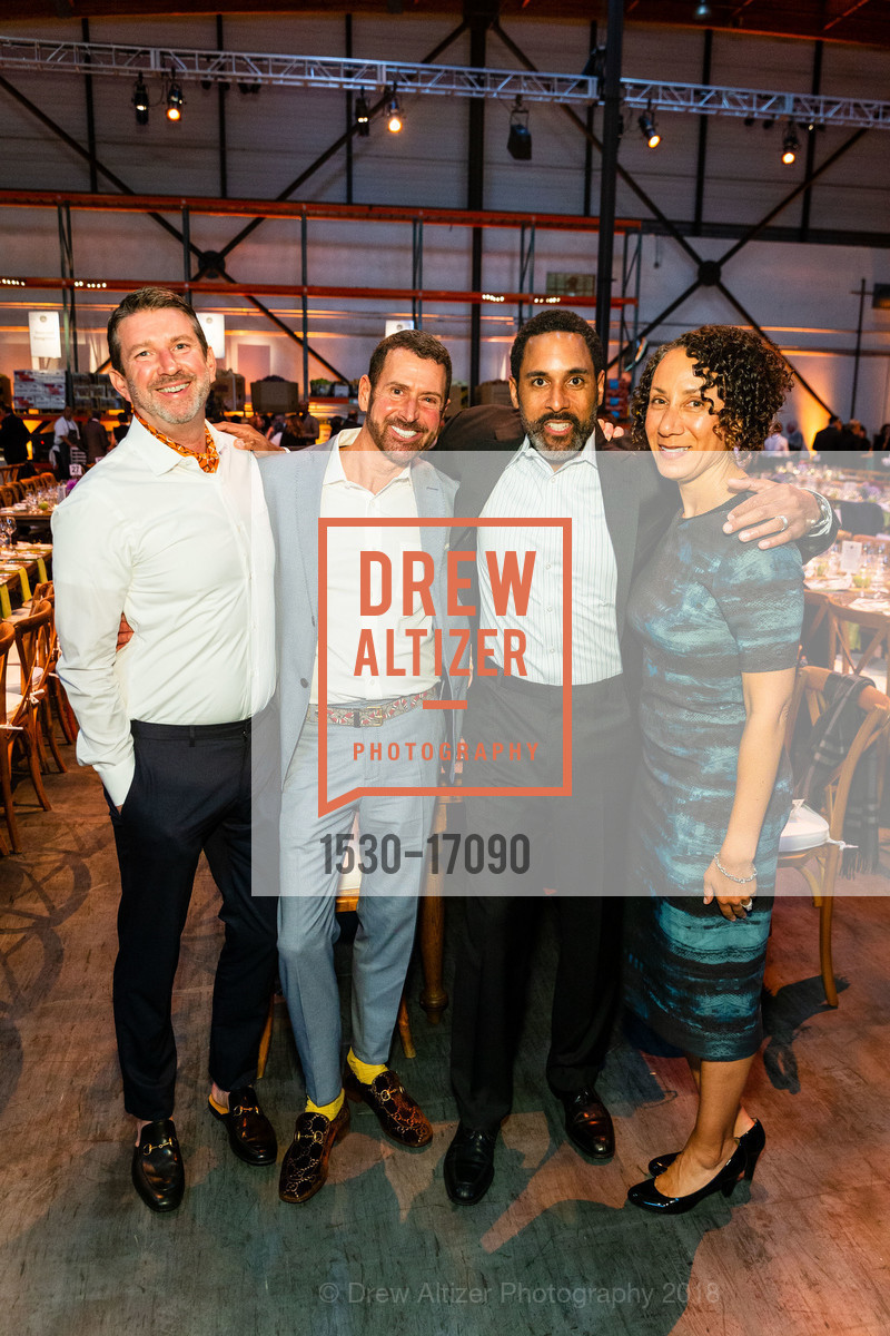 Paul Demartini, Christopher Downs, Darren Whitfield, Barbara Whitfield, One Big Table 2018, SF-Marin Food Bank. 900 Pennsylvania Ave, San Francisco, CA 94107, September 29th, 2018, Photo #1530-17090 Paul Demartini, Christopher Downs, Darren Whitfield, Barbara Whitfield, Photo #1530-17090