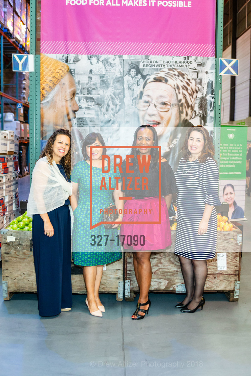 Marcy Lynn, Viani Gerungan, Eva Favila, Paulette Jones-Wickliff, One Big Table 2018, SF-Marin Food Bank. 900 Pennsylvania Ave, San Francisco, CA 94107, September 29th, 2018, Photo #327-17090 Marcy Lynn, Viani Gerungan, Eva Favila, Paulette Jones-Wickliff, Photo #327-17090