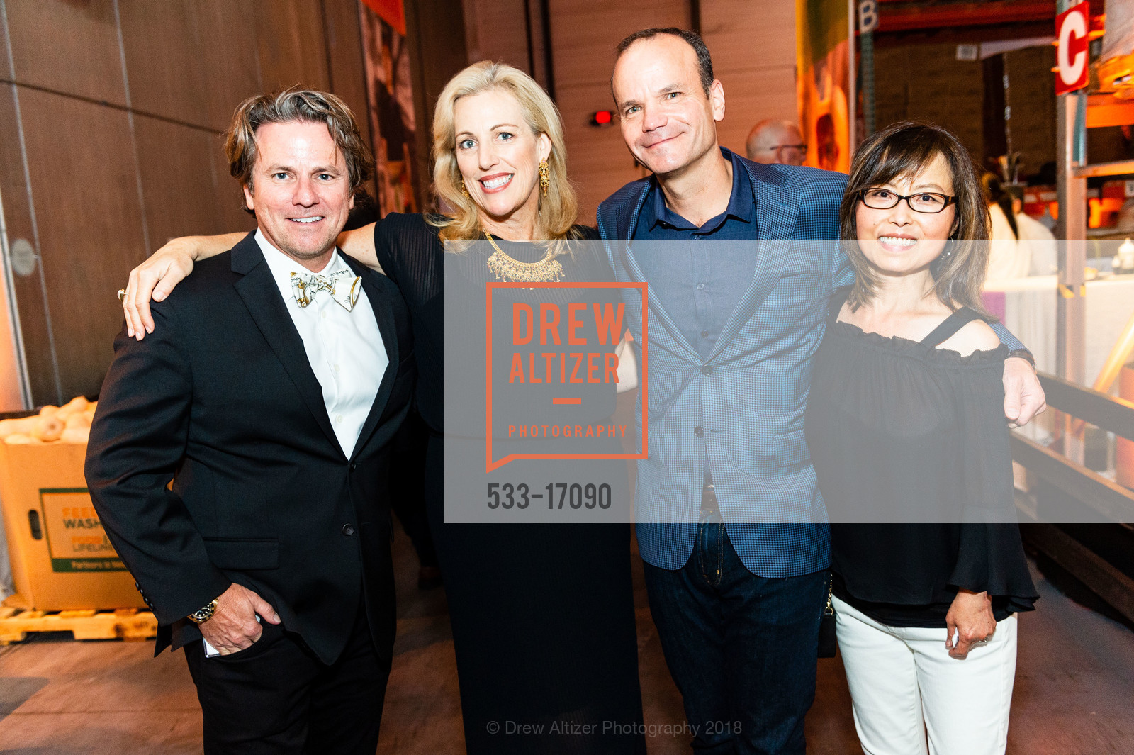 Eric Brand, Elise Brand, Lauren Cortina, Jane Sung, One Big Table 2018, SF-Marin Food Bank. 900 Pennsylvania Ave, San Francisco, CA 94107, September 29th, 2018, Photo #533-17090 Eric Brand, Elise Brand, Lauren Cortina, Jane Sung, Photo #533-17090