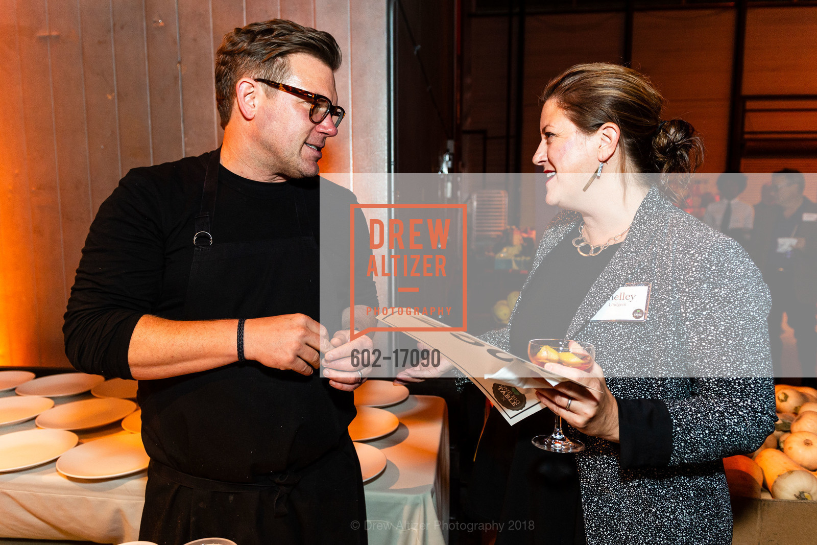 Tyler Florence, Shelley Lindgren, One Big Table 2018, SF-Marin Food Bank. 900 Pennsylvania Ave, San Francisco, CA 94107, September 29th, 2018, Photo #602-17090 Tyler Florence, Shelley Lindgren, Photo #602-17090