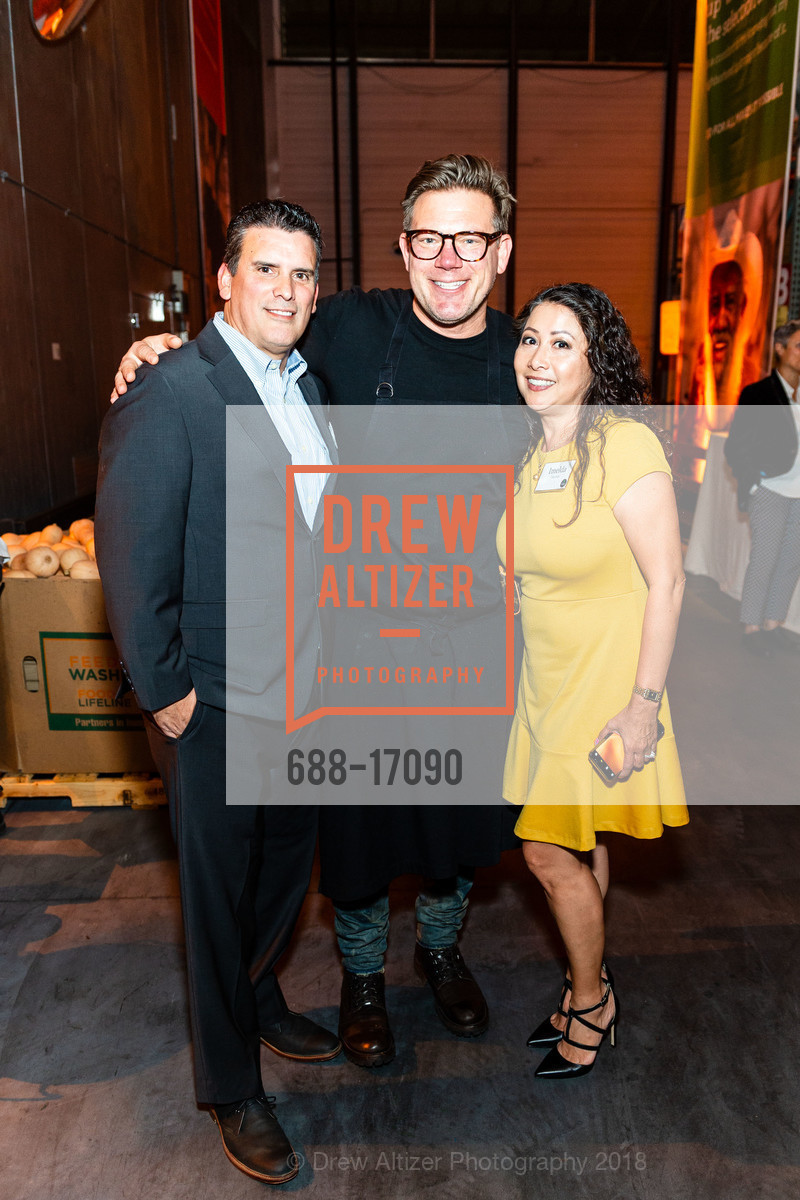 Michael Perry, Tyler Florence, Imelda Canovas, One Big Table 2018, SF-Marin Food Bank. 900 Pennsylvania Ave, San Francisco, CA 94107, September 29th, 2018, Photo #688-17090 Michael Perry, Tyler Florence, Imelda Canovas, Photo #688-17090