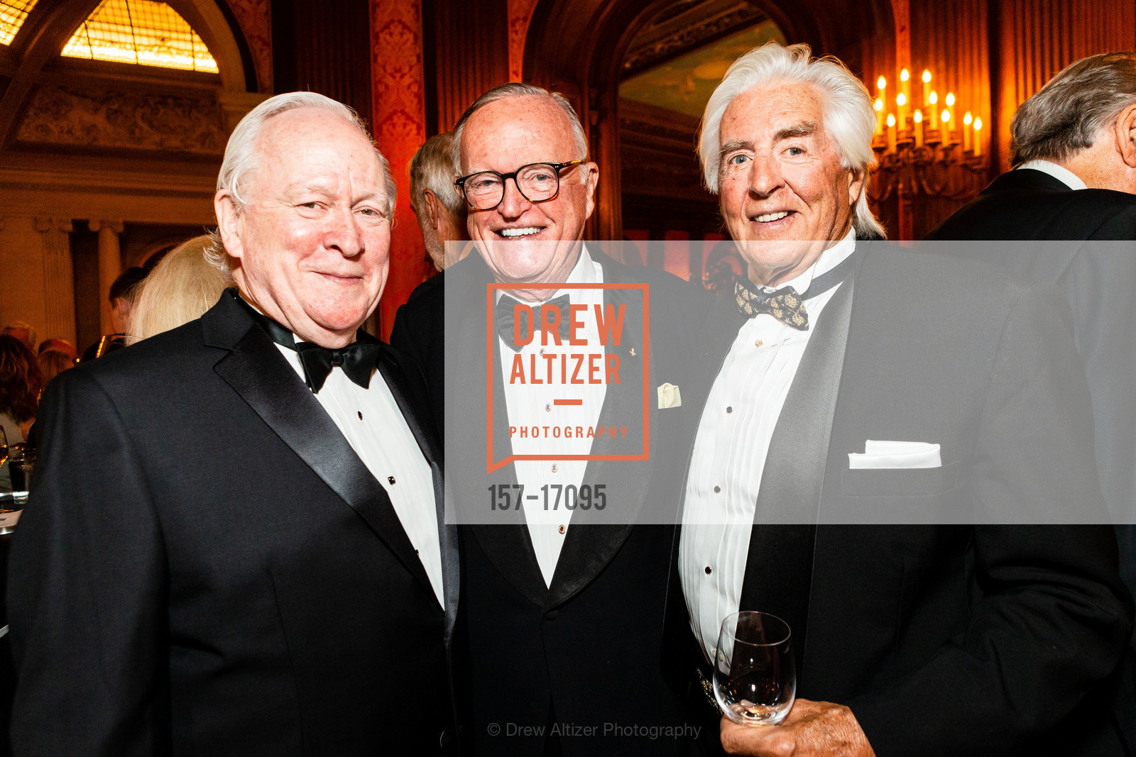 Albert Harvey, Bruno Ristau, John Emery, Theodore and Ellie Brown's 25th Wedding Anniversary Celebration, The Pacitic-Union Club. 1000 California Street, Photo #157-17095 Albert Harvey, Bruno Ristau, John Emery, Photo #157-17095