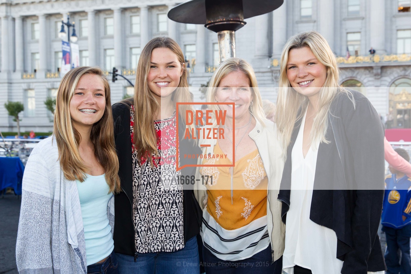 Ellie Watkins, Charlotte Watkins, Carol Watkins, Madeline Watkins, San Francisco City Hall Centennial Celebration, Civic Center Plaza, June 18th, 2015,Drew Altizer, Drew Altizer Photography, full-service event agency, private events, San Francisco photographer, photographer California
