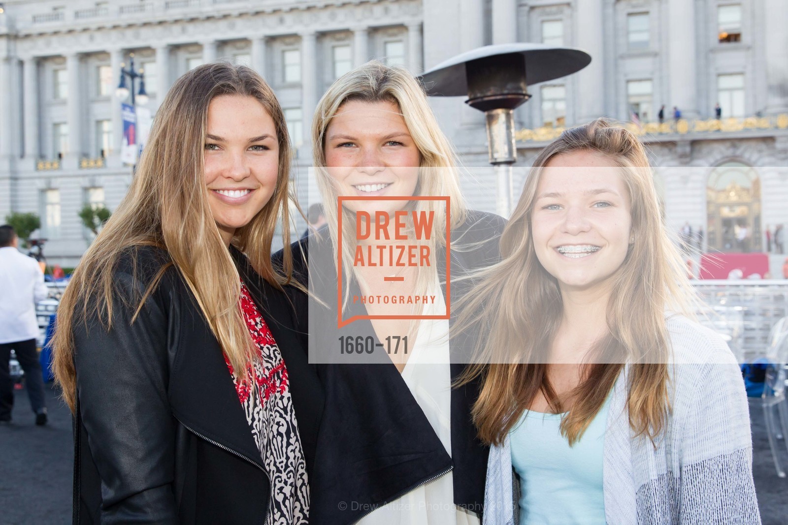 Charlotte Watkins, Madeline Watkins, Ellie Watkins, Gucci & Vogue Dinner, Civic Center Plaza. Civic Center Plaza, June 19th, 2015, Photo #1660-171 Charlotte Watkins, Madeline Watkins, Ellie Watkins, Photo #1660-171