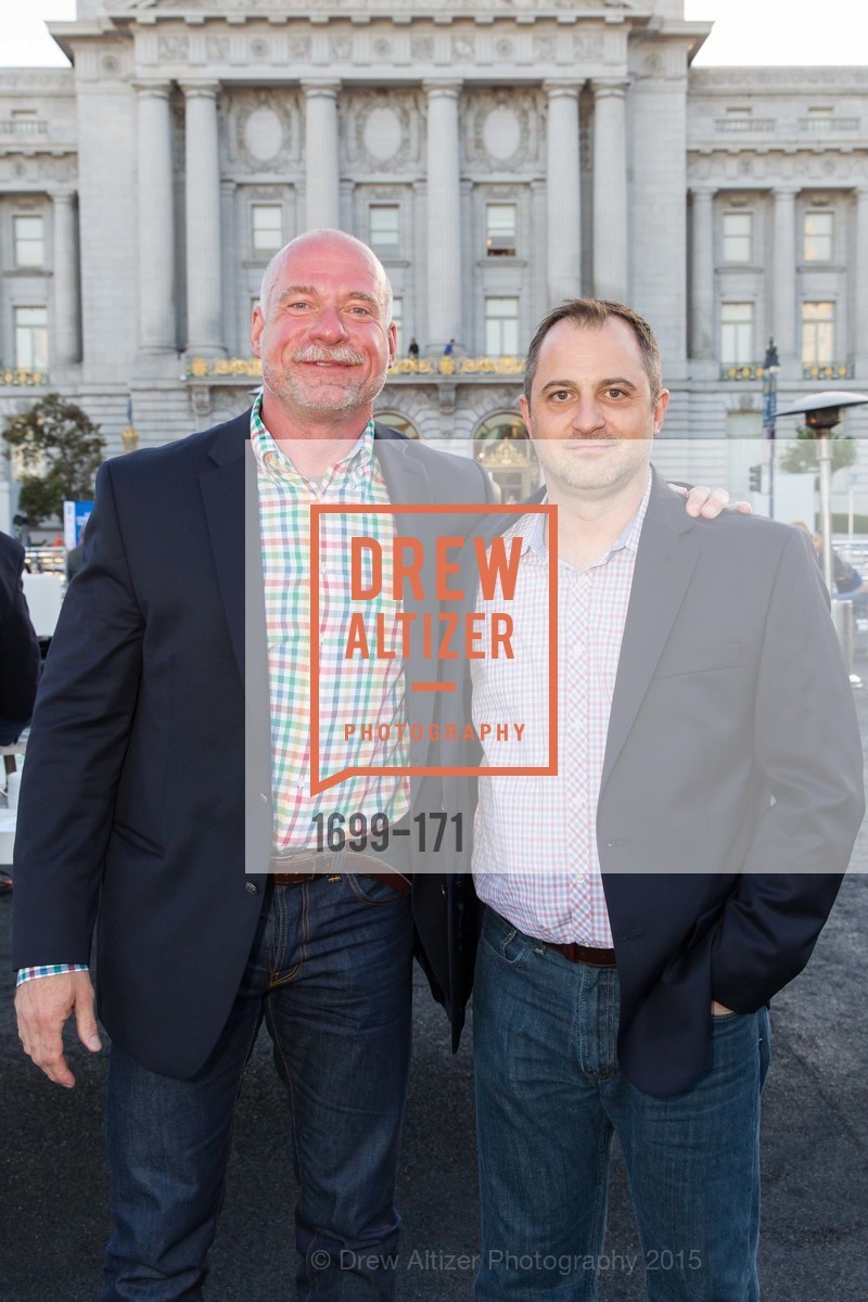 Dennis Richards, Jose Peruzzo, Gucci & Vogue Dinner, Civic Center Plaza. Civic Center Plaza, June 19th, 2015, Photo #1699-171 Dennis Richards, Jose Peruzzo, Photo #1699-171