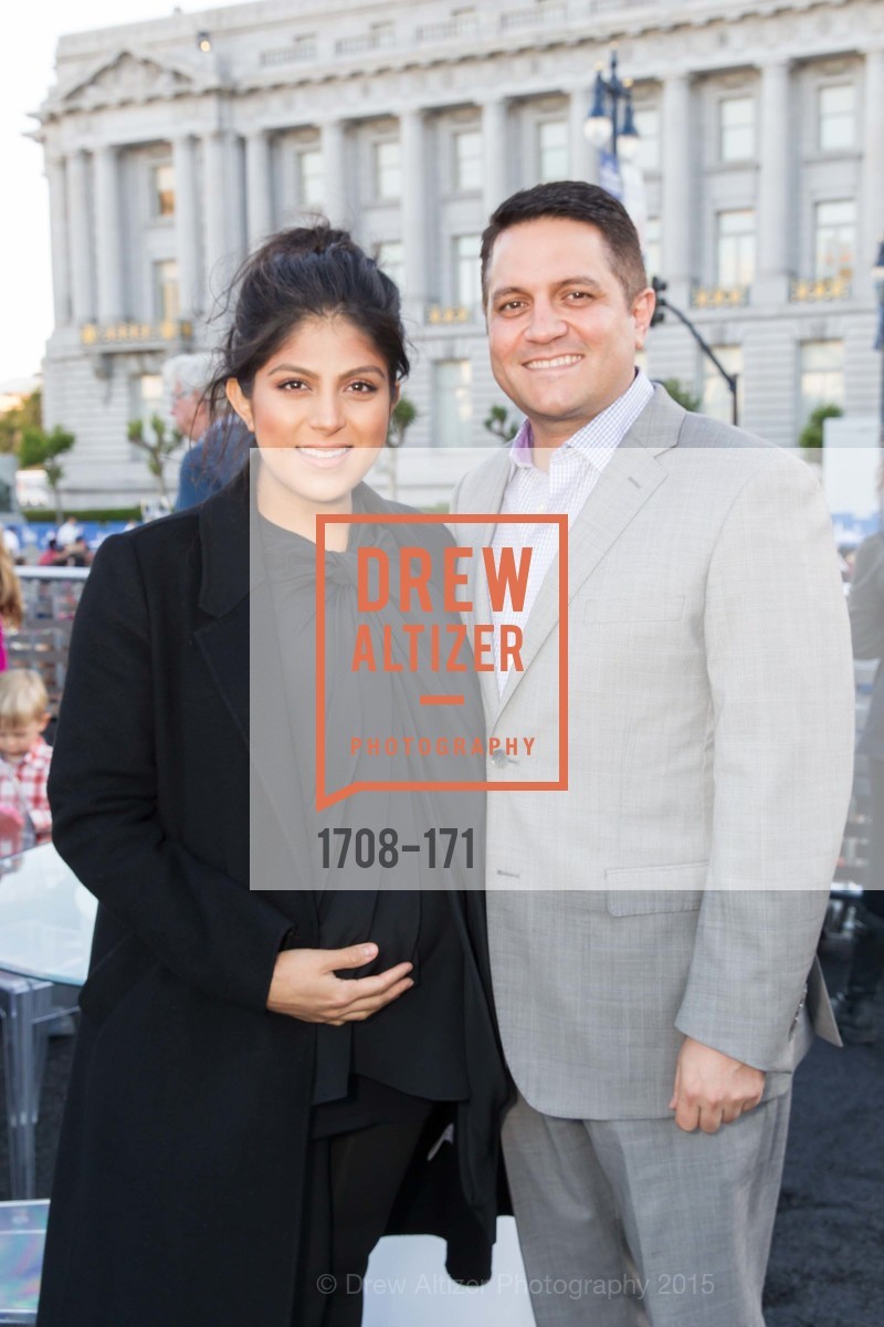Karina Gamino, Miguel Gamino, Gucci & Vogue Dinner, Civic Center Plaza. Civic Center Plaza, June 19th, 2015, Photo #1708-171 Karina Gamino, Miguel Gamino, Photo #1708-171