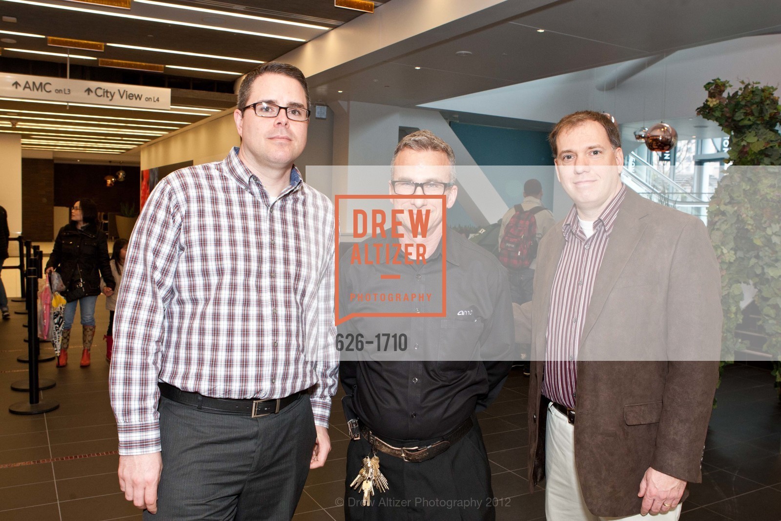 Tom McCauley, Mike Tieger, Keith Kremer, METREON's Community Celebration, US, March 16th, 2012, Photo #626-1710 Tom McCauley, Mike Tieger, Keith Kremer, Photo #626-1710