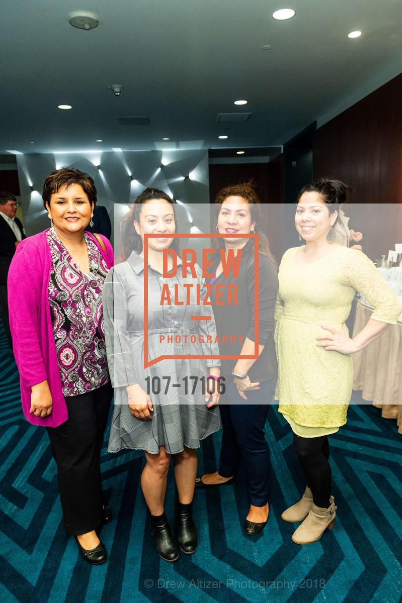 Diana Castro, Angelica Sola, Anabel Espinosa, Crystal Silva, HealthRIGHT 360's Be The Change 2018, The Intercontinental Hotel. 888 Howard St, San Francisco, CA 94103, October 3rd, 2018, Photo #107-17106 Diana Castro, Angelica Sola, Anabel Espinosa, Crystal Silva, Photo #107-17106