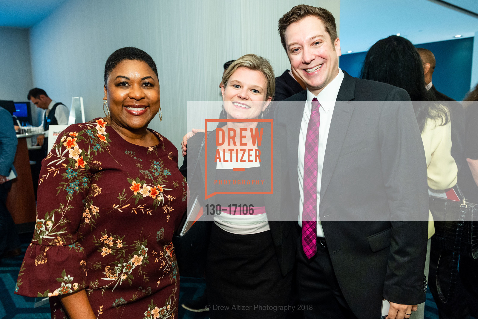 Angela Jenkins, Cristine Pritchett, Yener Balan, HealthRIGHT 360's Be The Change 2018, The Intercontinental Hotel. 888 Howard St, San Francisco, CA 94103, October 3rd, 2018, Photo #130-17106 Angela Jenkins, Cristine Pritchett, Yener Balan, Photo #130-17106