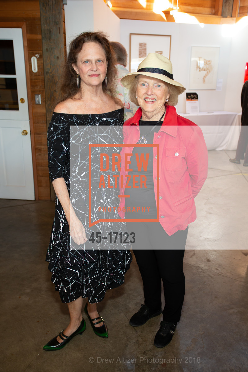 Jeanne Finley, Kay Sprinkel Grace, Artful Harvest Benefit 2018 at Djerassi Resident Artists Program, Djerassi Resident Artists Program. 2325 Bear Gulch Road, October 7th, 2018, Photo #45-17123 Jeanne Finley, Kay Sprinkel Grace, Photo #45-17123