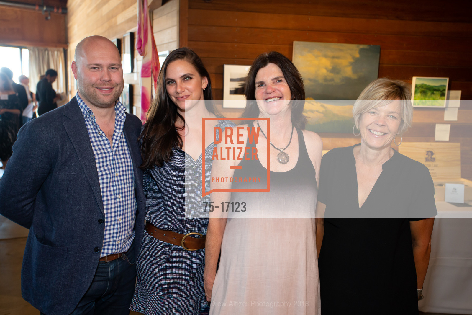 David Hayes, Cynthia Kagay, Colleen Garratt, Hilary Grenier, Artful Harvest Benefit 2018 at Djerassi Resident Artists Program, Djerassi Resident Artists Program. 2325 Bear Gulch Road, October 7th, 2018, Photo #75-17123 David Hayes, Cynthia Kagay, Colleen Garratt, Hilary Grenier, Photo #75-17123