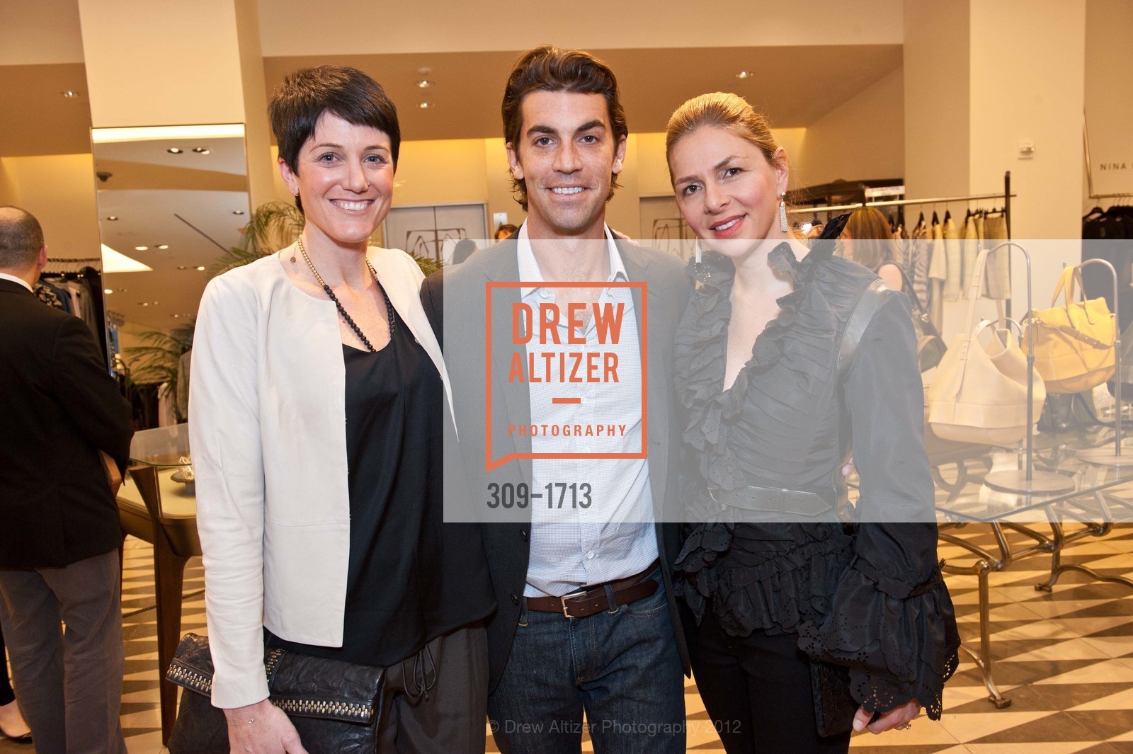 Christina Spalding, Ned Topham, Rachel Menell, BARNEYS NEW YORK Hosts Maiyet Launch, US, March 21st, 2012, Photo #309-1713 Christina Spalding, Ned Topham, Rachel Menell, Photo #309-1713