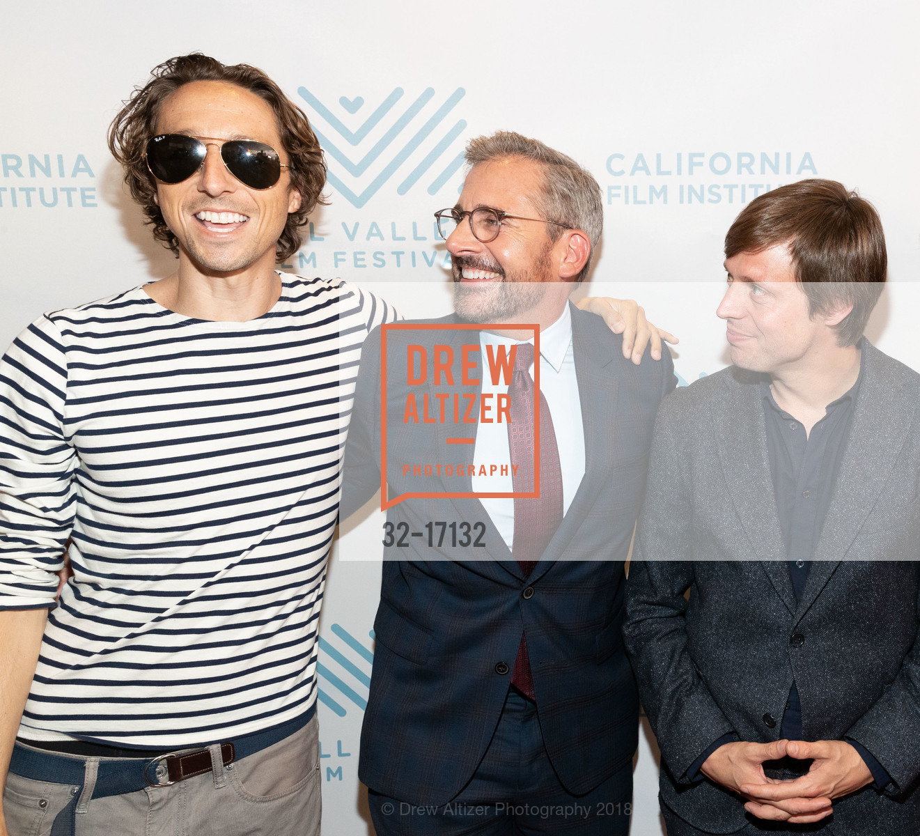 Nic Sheff, Steve Carell, Felix Van Groeningen, MILL VALLEY FILM FESTIVAL 2018 Red Carpet Arrival for BEAUTIFUL BOY, Smith Rafael Film Center. 1118 4th Street, October 6th, 2018, Photo #32-17132 Nic Sheff, Steve Carell, Felix Van Groeningen, Photo #32-17132