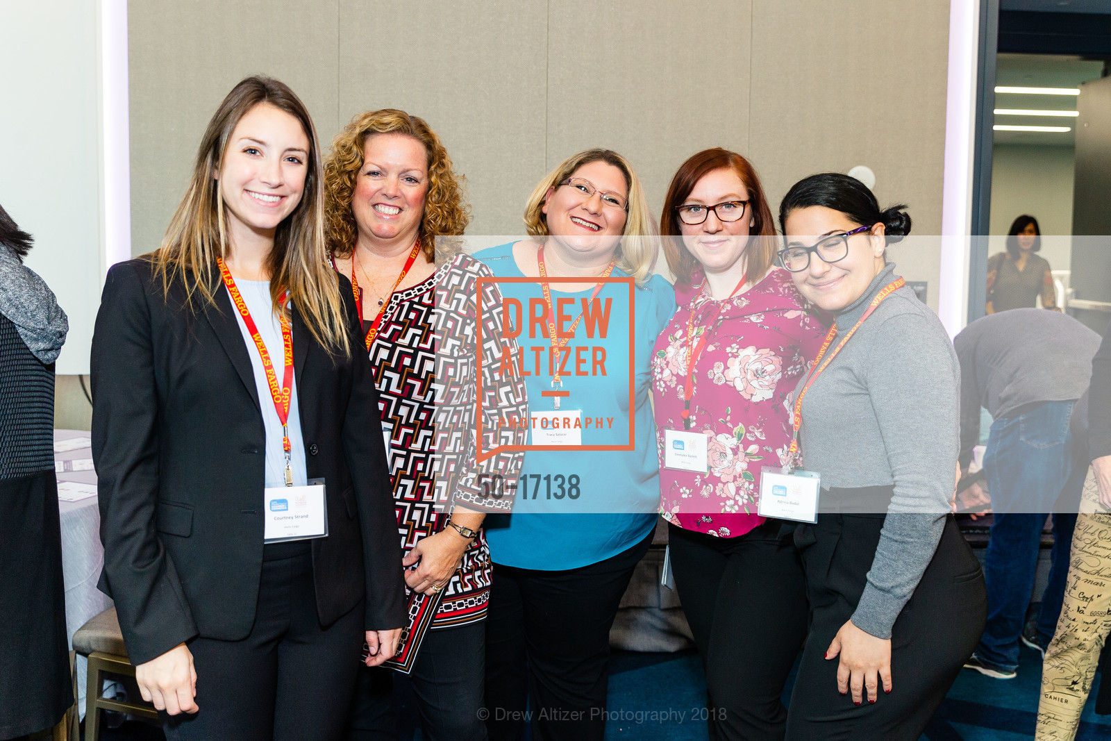 Courtney Strand, Wendy Gallerani, Tracy Salazar, Emmalee Barlett, Adrina Badal, WELL Conference: Be Bold, Be Brave, Be YOU presented by the San Francisco Chamber of Commerce, Intercontinental Hotel, October 5th, 2018, Photo #50-17138 Courtney Strand, Wendy Gallerani, Tracy Salazar, Emmalee Barlett, Adrina Badal, Photo #50-17138