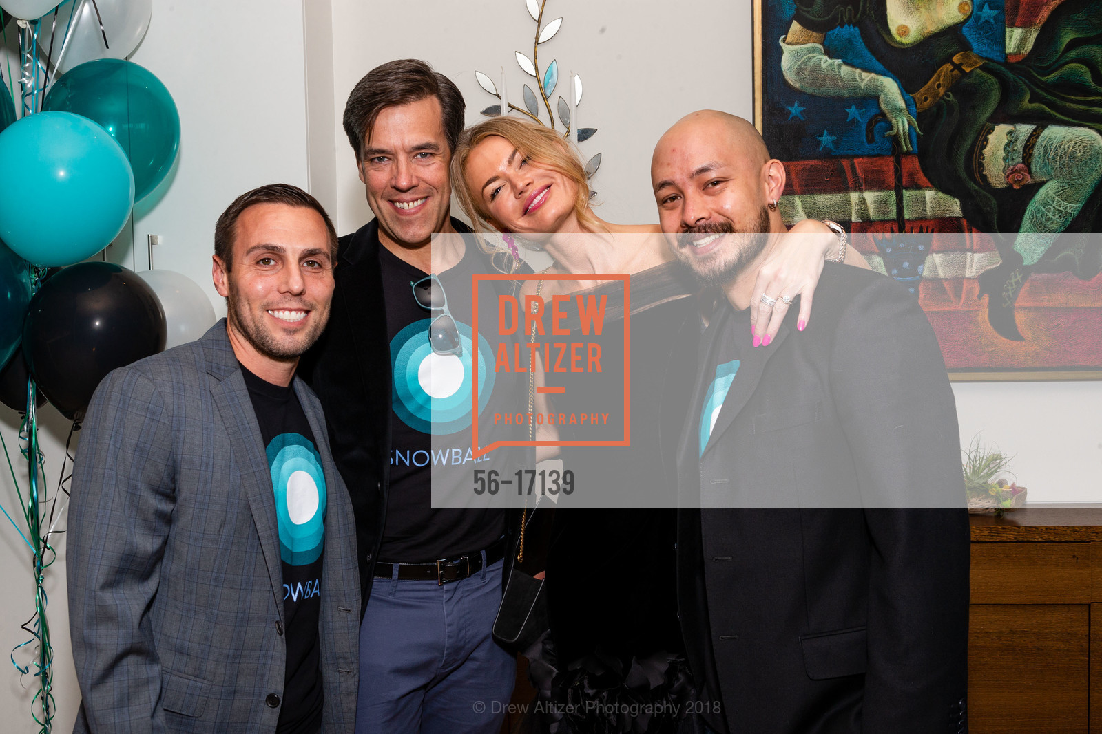 Michael Bucci, Dan Flanegan, Jennie Norberg, Nicholas Butler, Snowball Friends & Family Event 2018, Private Residence, October 6th, 2018, Photo #56-17139 Michael Bucci, Dan Flanegan, Jennie Norberg, Nicholas Butler, Photo #56-17139