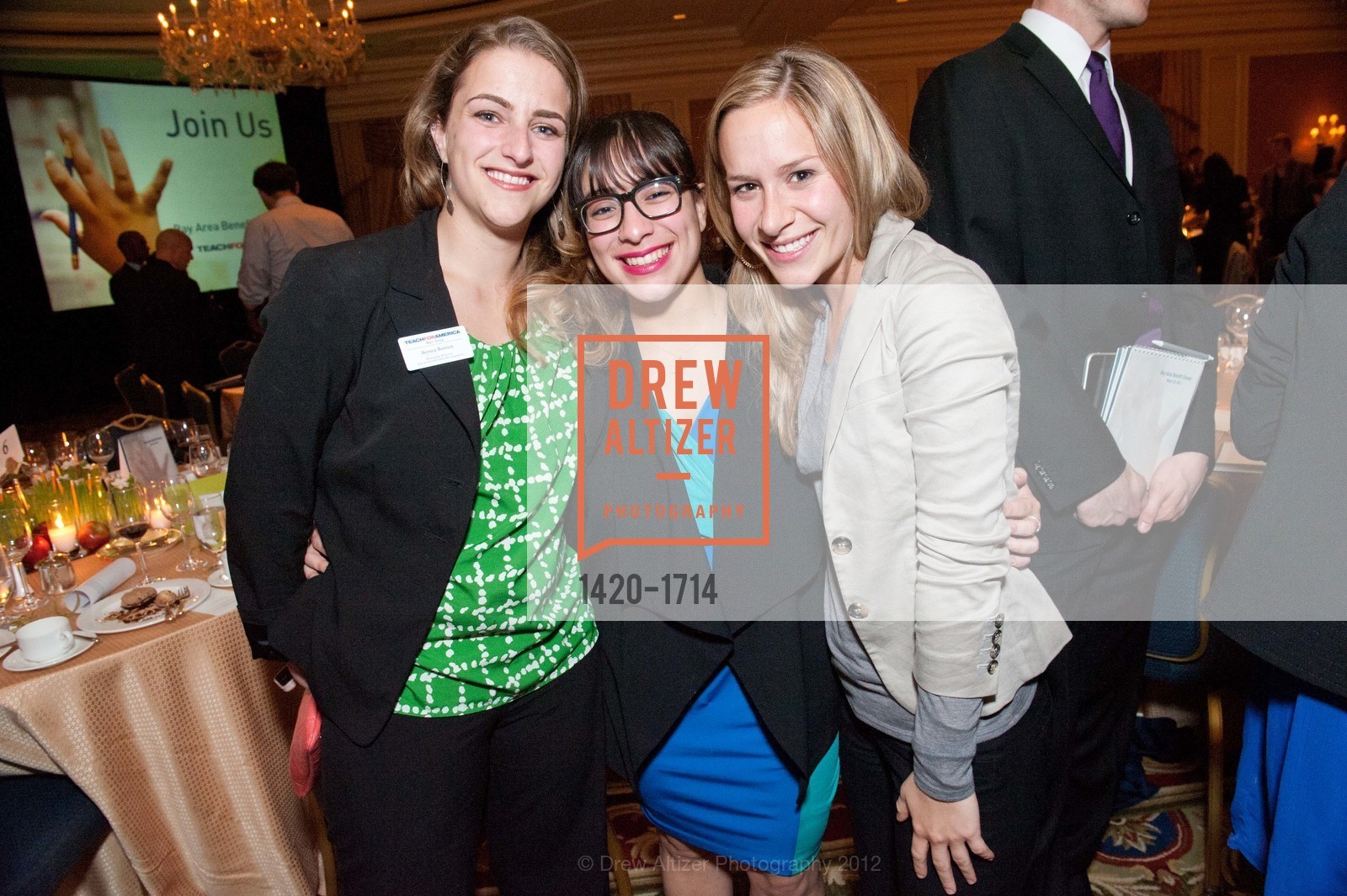 Jessica Barrett, Ivy Martinez, Carolyn Kusyn, TEACH FOR AMERICA 2012 Bay Area Benefit Dinner, US, March 20th, 2012, Photo #1420-1714 Jessica Barrett, Ivy Martinez, Carolyn Kusyn, Photo #1420-1714