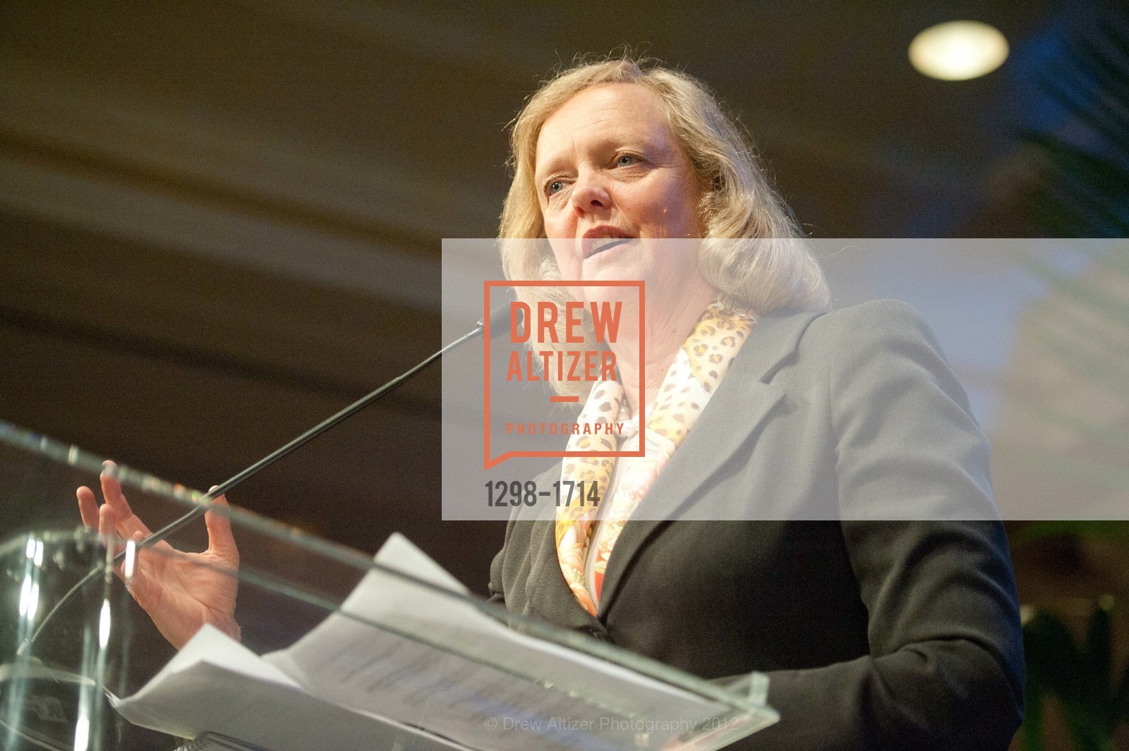 Meg Whitman, TEACH FOR AMERICA 2012 Bay Area Benefit Dinner, US, March 20th, 2012, Photo #1298-1714 Meg Whitman, Photo #1298-1714