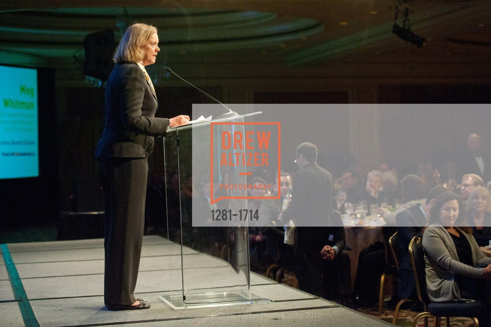Meg Whitman, TEACH FOR AMERICA 2012 Bay Area Benefit Dinner, US, March 20th, 2012, Photo #1281-1714 Meg Whitman, Photo #1281-1714
