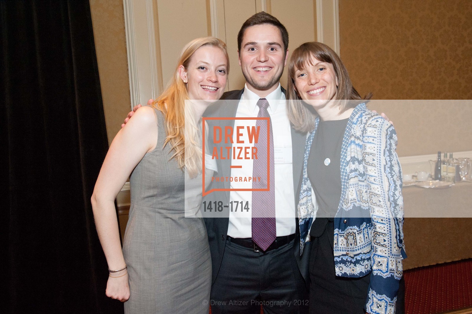 Kirsten Scheu, Tyler Hester, Leslie Garner, TEACH FOR AMERICA 2012 Bay Area Benefit Dinner, US, March 20th, 2012, Photo #1418-1714 Kirsten Scheu, Tyler Hester, Leslie Garner, Photo #1418-1714