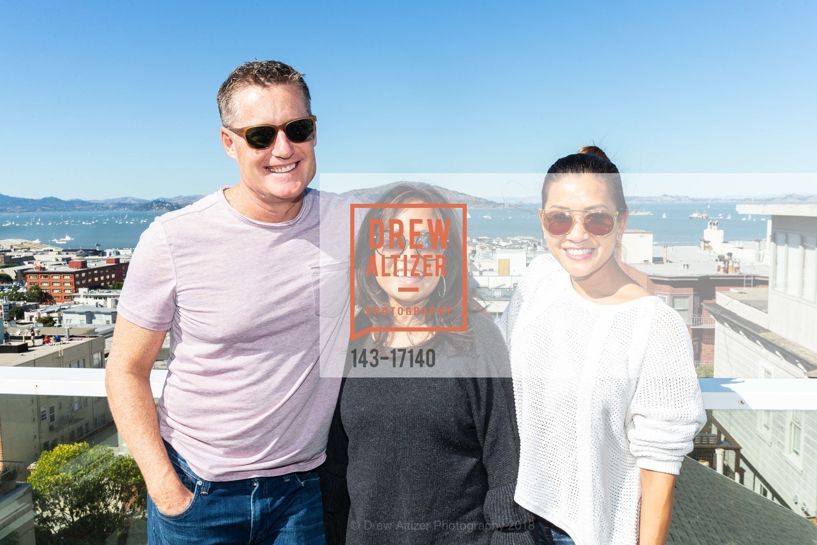 Steve Mullaney, Liz Mullaney, Lillian Phan, Arthritis Foundation's Patron Event - Fleet Week Viewing Party 2018, Private Residence, October 7th, 2018, Photo #143-17140 Steve Mullaney, Liz Mullaney, Lillian Phan, Photo #143-17140