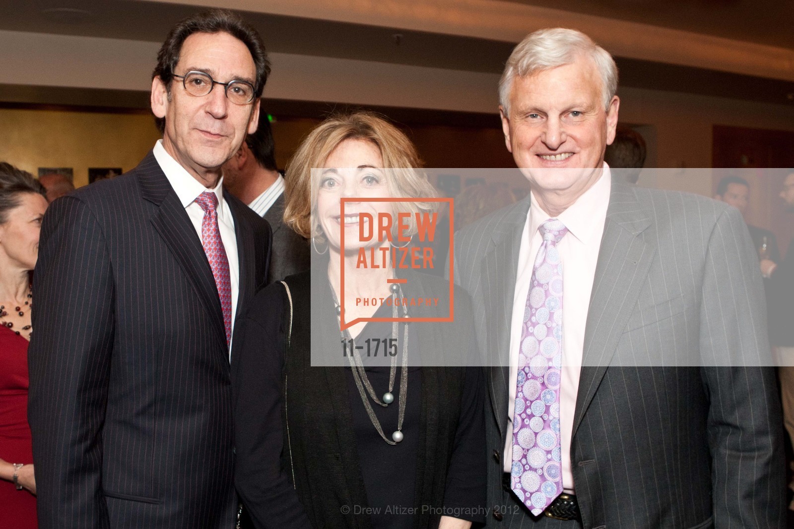 Fred Levin, Dianne Hoge, Ron Hoge, AMERICAN CONSERVATORY THEATER: Producers Circle Dinner 2012, US, March 18th, 2012, Photo #11-1715 Fred Levin, Dianne Hoge, Ron Hoge, Photo #11-1715