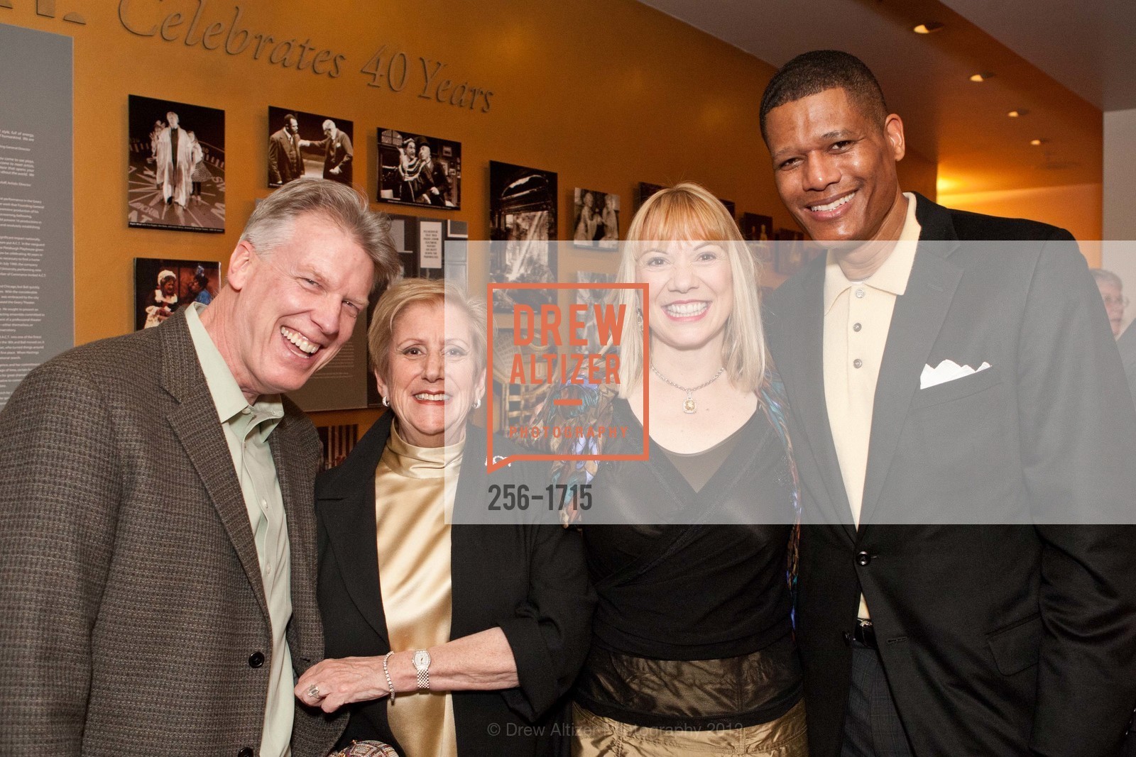 Bill Lowell, Marilee Gardner, Lesley Clement, Richard Davis, AMERICAN CONSERVATORY THEATER: Producers Circle Dinner 2012, US, March 18th, 2012, Photo #256-1715 Bill Lowell, Marilee Gardner, Lesley Clement, Richard Davis, Photo #256-1715