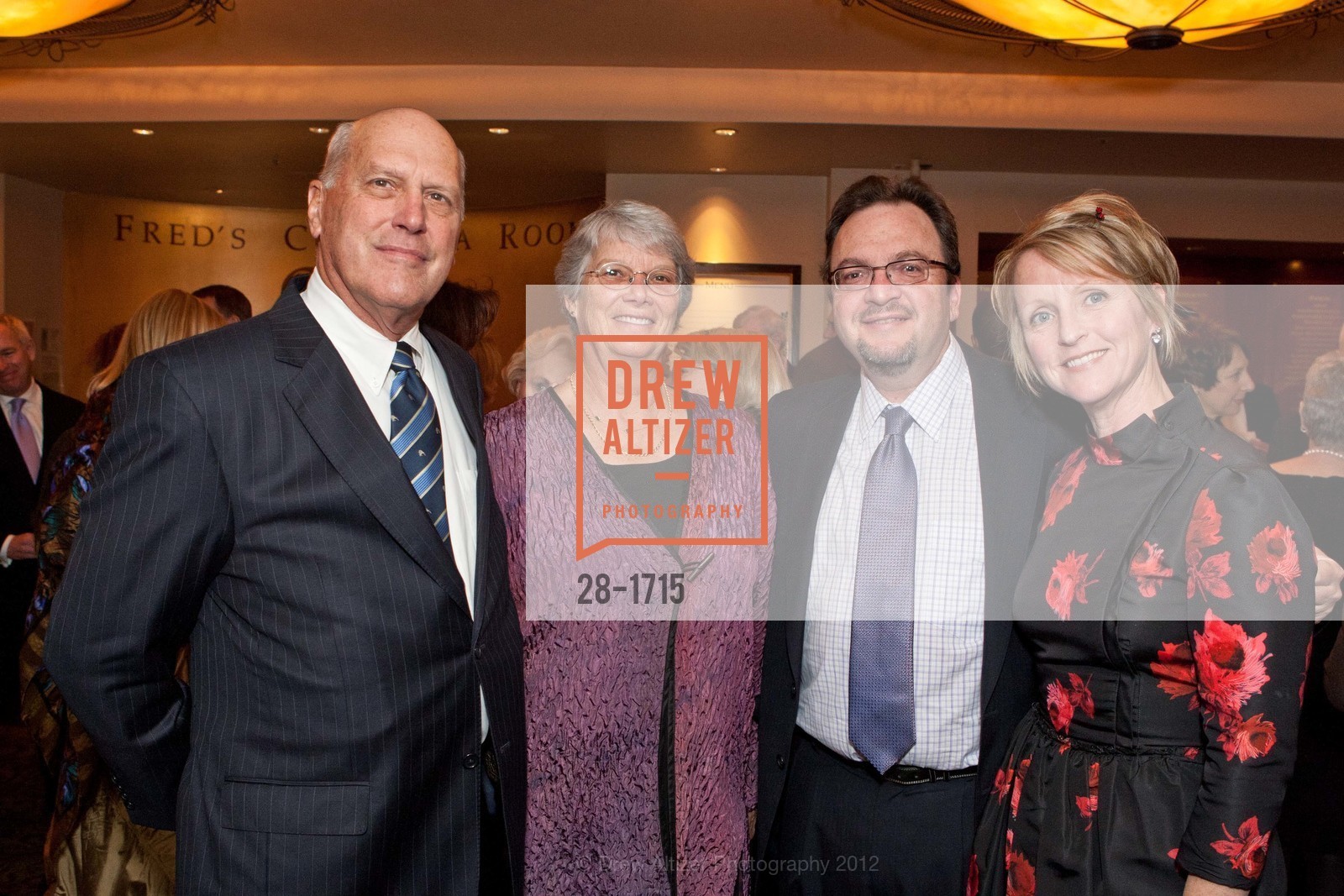 Don McCubbin, Judy McCubbin, Dan Cohn, Lynn Briton, AMERICAN CONSERVATORY THEATER: Producers Circle Dinner 2012, US, March 18th, 2012, Photo #28-1715 Don McCubbin, Judy McCubbin, Dan Cohn, Lynn Briton, Photo #28-1715