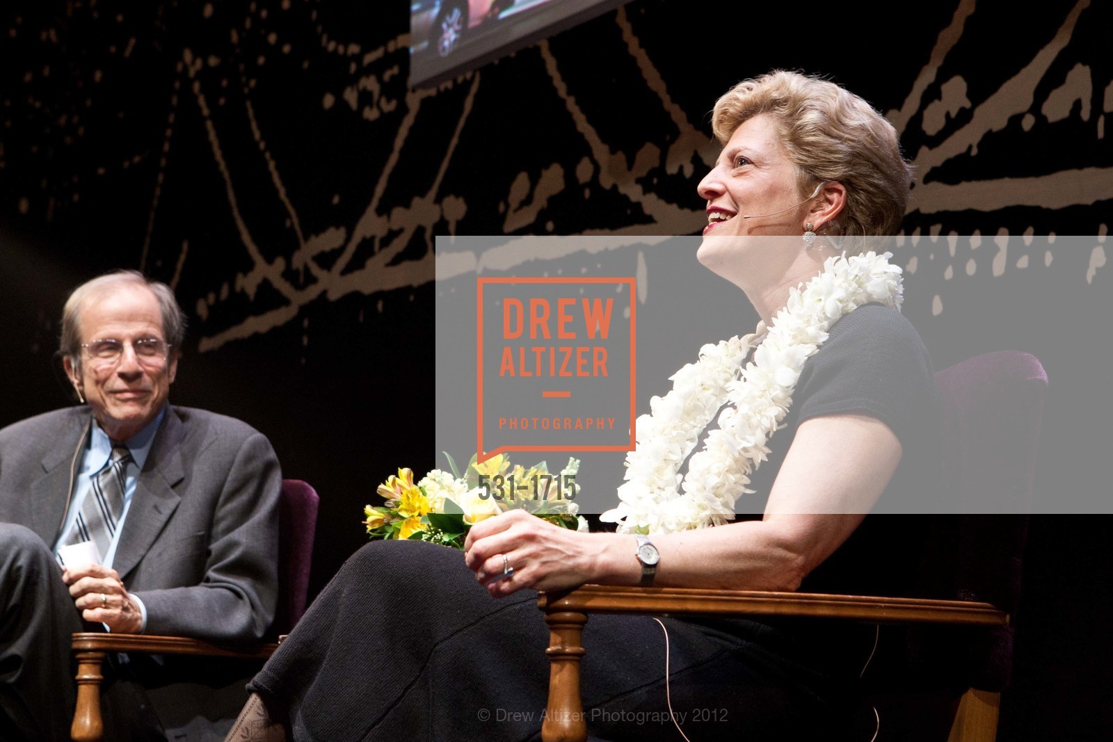 Michael Krasny, Carey Perloff, Photo #531-1715